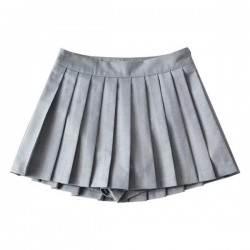 Modern Flowy A-Line Pleated Skirt For