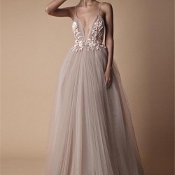 Modern Elegant Strapless Bridesmaid Dress For Wedding