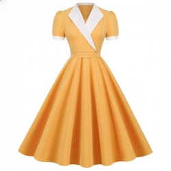 Practical Vintage-Inspired Off-Shoulder Bridesmaid Dress