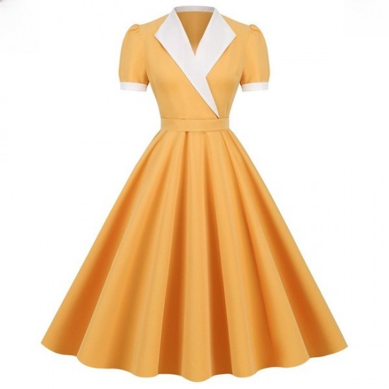 Practical Vintage-Inspired Off-Shoulder Bridesmaid Dress
