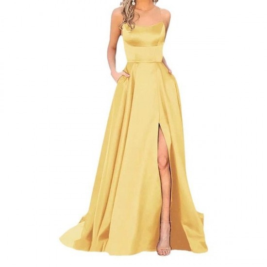 Lightweight Elegant Off-Shoulder Bridesmaid Dress
