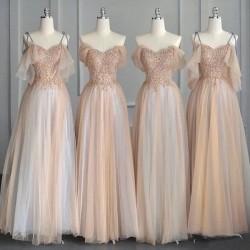 Classic Elegant Bridesmaid Dress Long Sleeve Formal