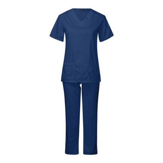 Comfort Nurse Uniform Medical-Set V-Neck Nursing Scrub