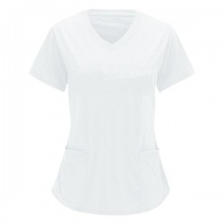 Everyday V-Neck Pocket T-Shirt Nurse Uniform Top