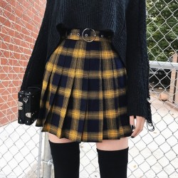 Comfort Harajuku Pleated Skirt