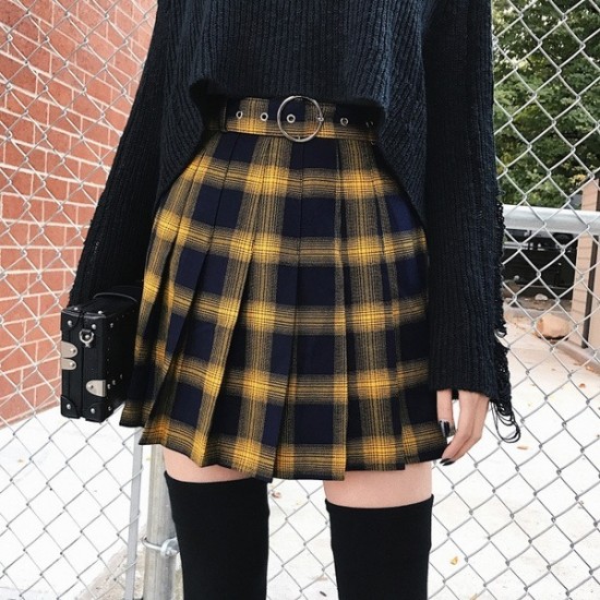 Comfort Harajuku Pleated Skirt