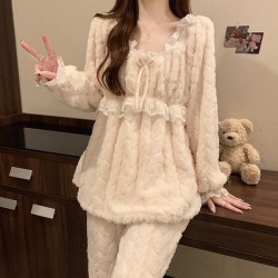 Relaxed Cozy Winter Flannel Nightgown For