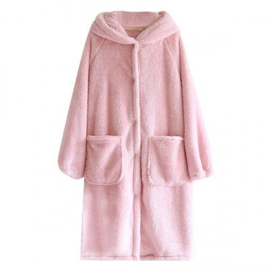 Classic Cozy Flannel Nightgown For - Thick