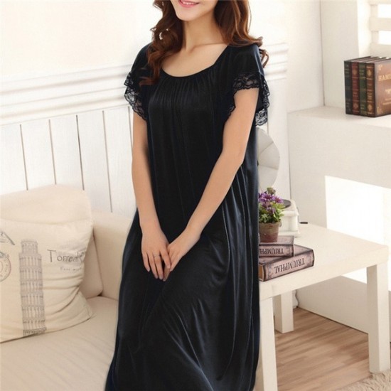 Comfort Satin Lace Sleepwear Pajamas