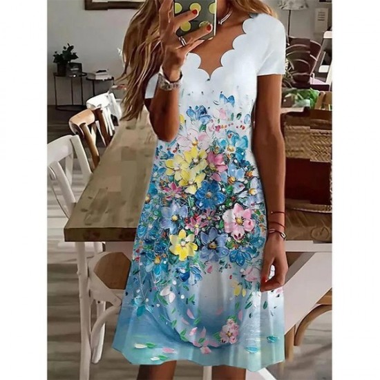 Everyday V-Neck Midi Dress