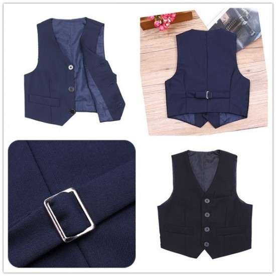 Classic Boys Slim Fit Wedding Gentleman Outfit