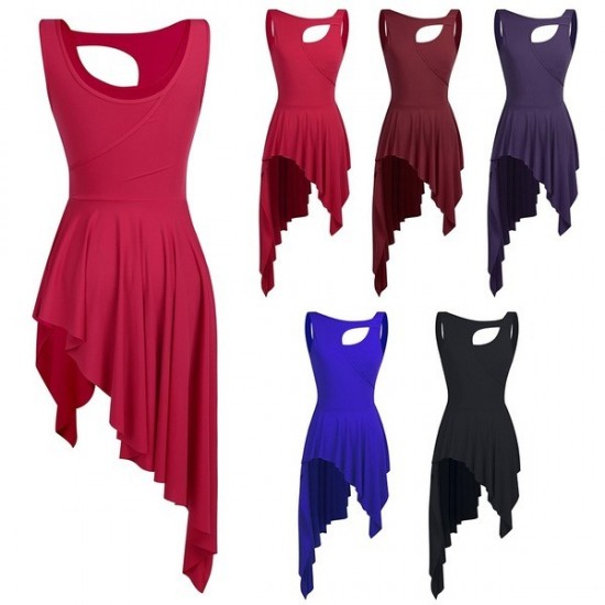 Modern Ballet Dress with Pleated Skirt