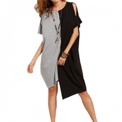 Lightweight Plus Size Round Neck Slim Color