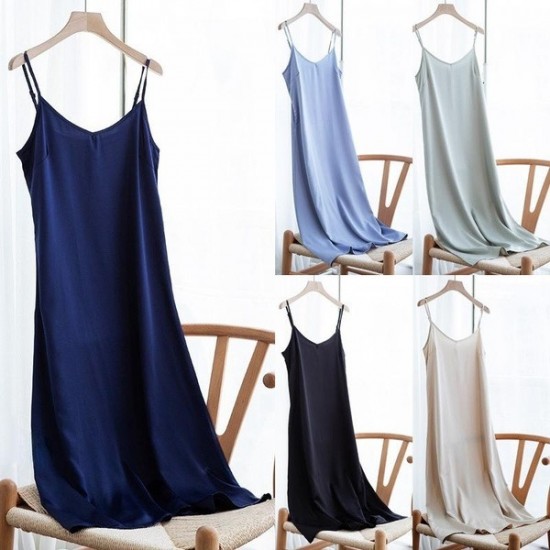 Versatile Satin Maxi Dress Elegant & Stylish