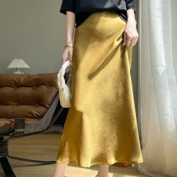 Classic Elegant High-Waist Mermaid Maxi Skirt with