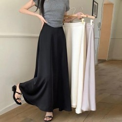 Lightweight Elegant Acetate Satin Mermaid Skirt For