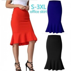 Modern Summer Work Skirt - High Waist