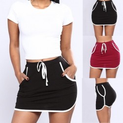 Relaxed White Plus Size Sweatpants Shorts Skirts